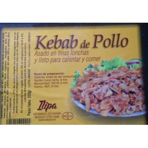 Bandeja Kebab Pollo Loncheado